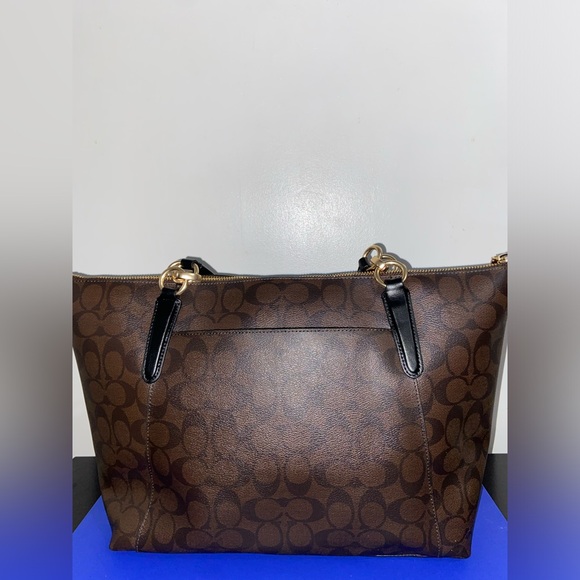 Brand New Vintage Coach Signature Ava Tote Brown Bag - Picture 4 of 8